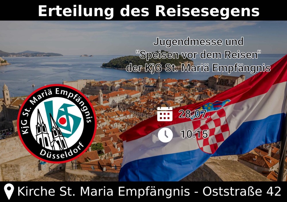 Erteilung des Reisesegens, 28.07.2024 10:15 Uhr