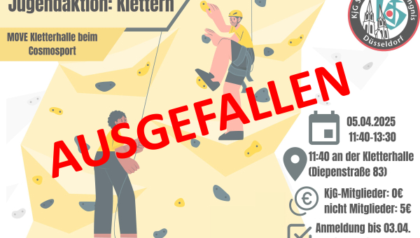 KJG Kletteraktion am 5. April 2025, 11:40 - 13:30 Uhr