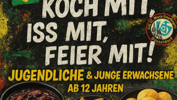 Brasilianischer Kochabend am 15. November 2025, 16:00 Uhr im Jugendheim...