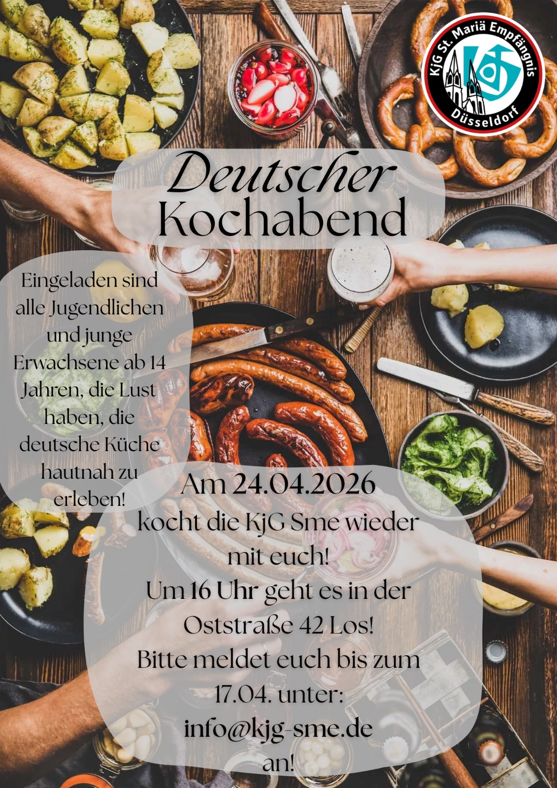 Deutscher Kochabend am 24. April 2026